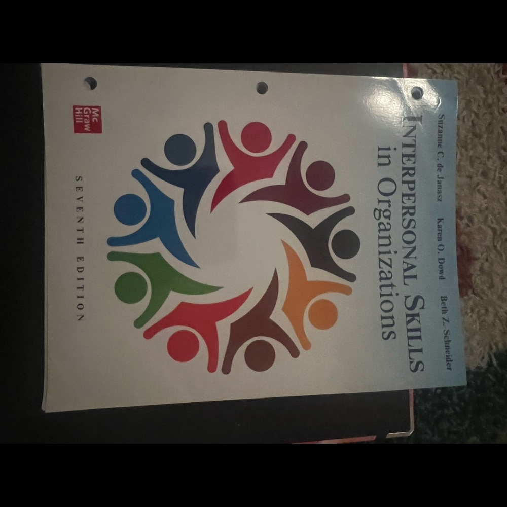 Used loose leaf Interpersonal Skills in Organizations book.